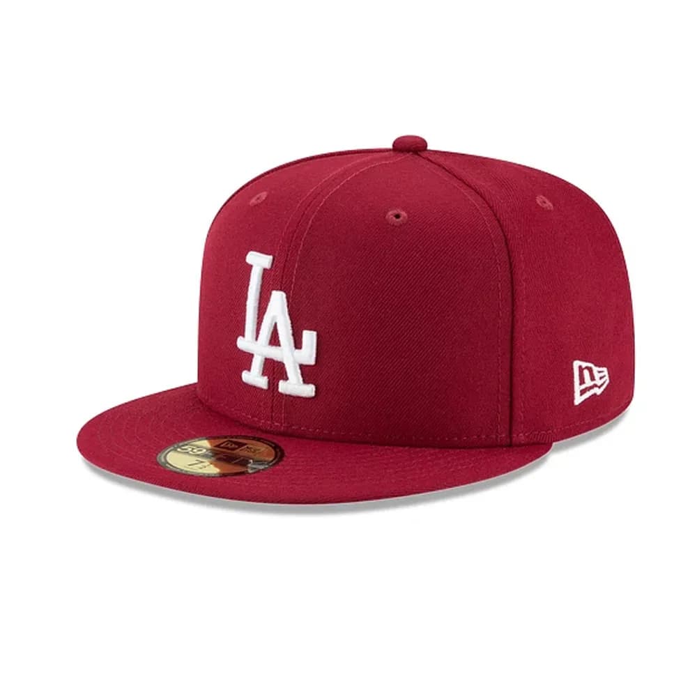 Anúncio: 11591148-7_1/4-NEW_ERA ACCESORIOS GORROS MLB 59FIFTY LOS_ANGELES_DODGERS BORDÓ/GREY/WHITE
