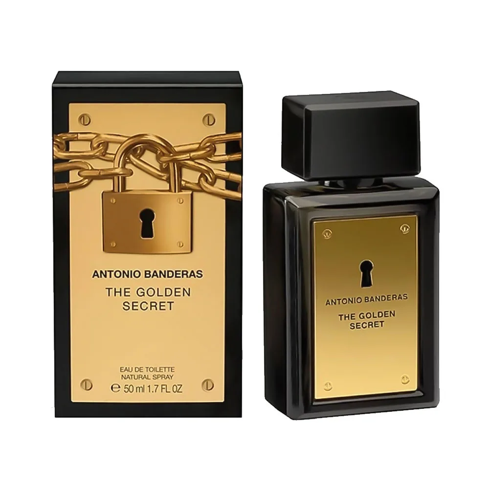 Anúncio: ANTONIO BANDERAS THE GOLDEN SECRET MEN 50ML EDT