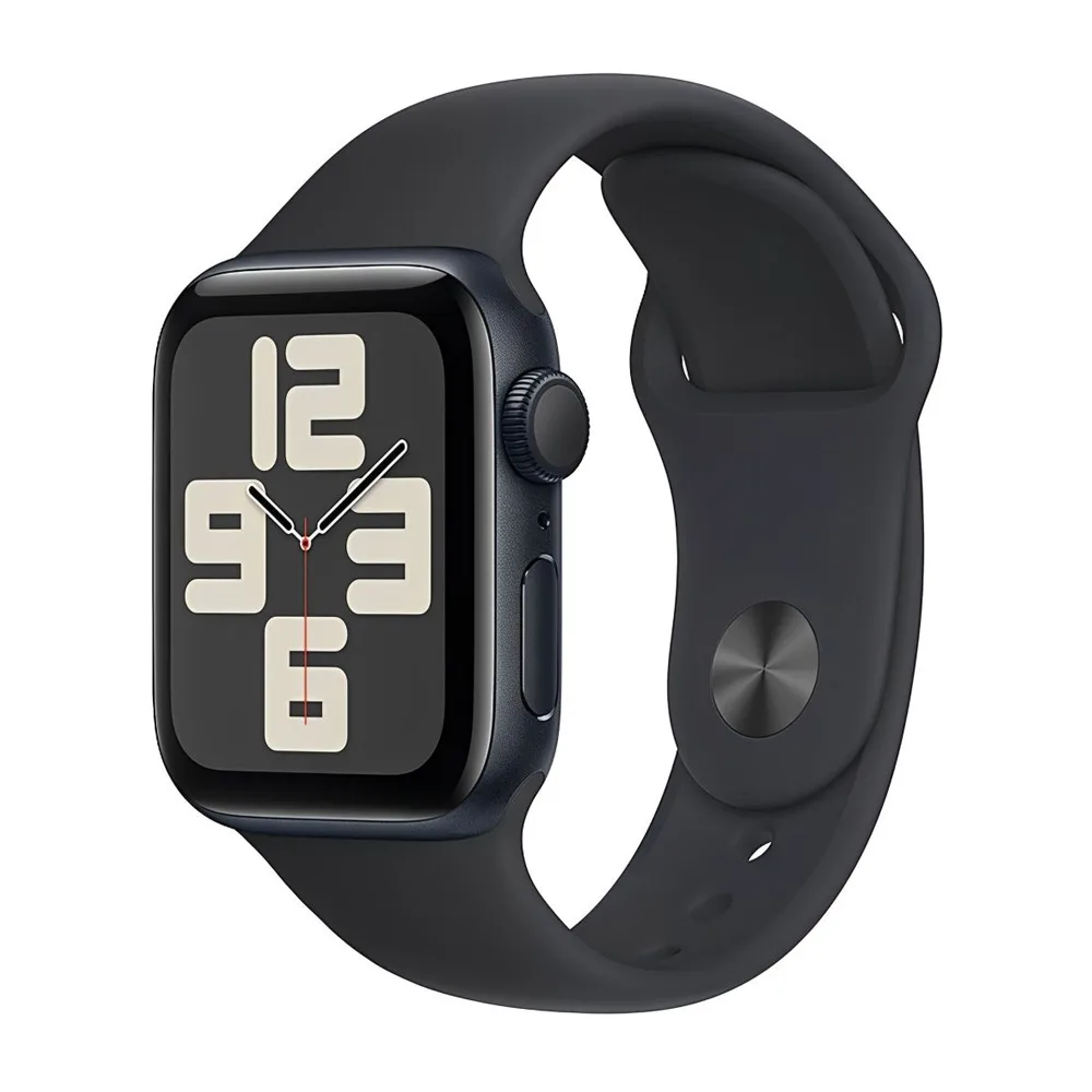 Anúncio: Apple Watch Se 2 44mm GPS MXEK3LL/A Aluminum Midnight/Sport Band Midnight M/L (50364)