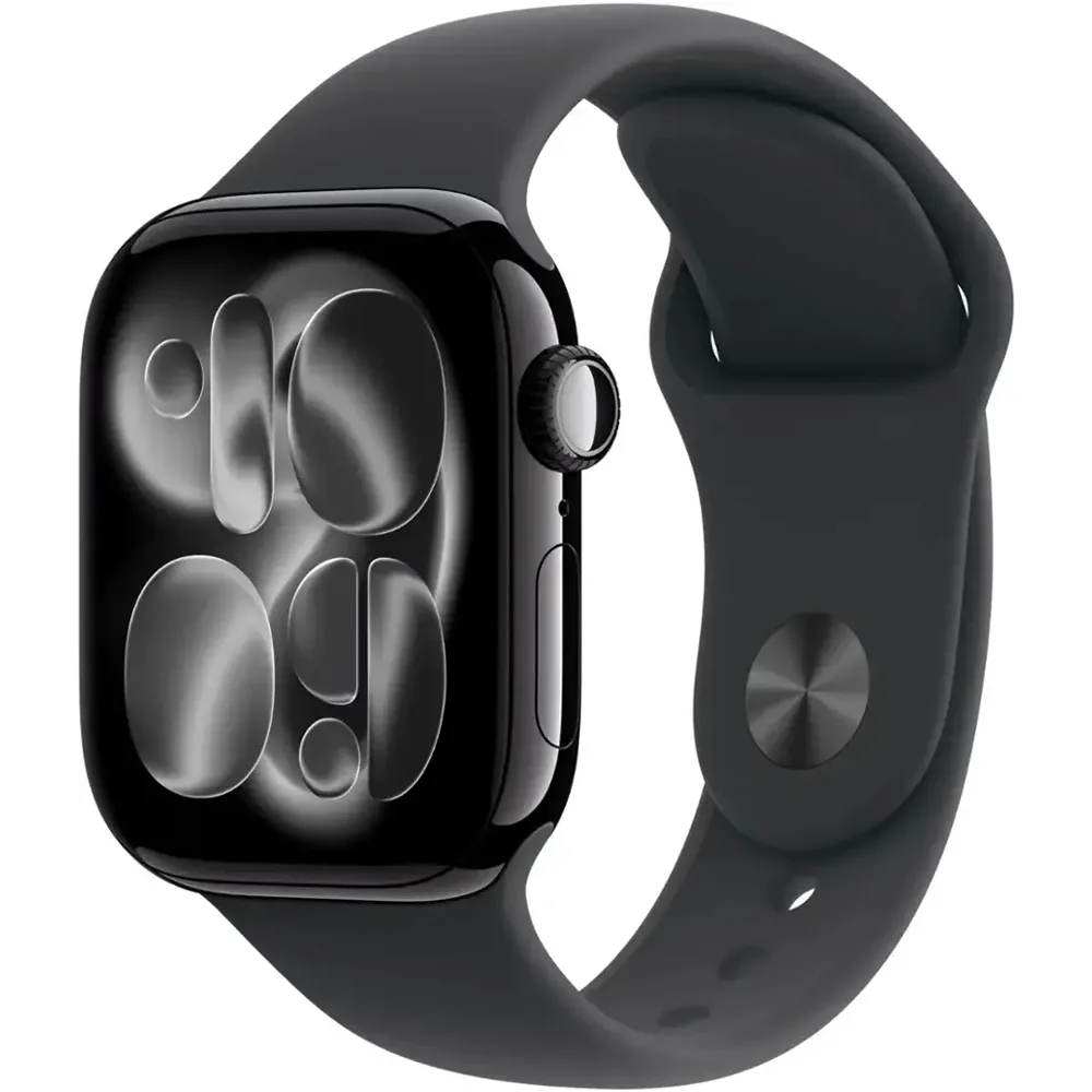Anúncio: Apple Watch Series 11 42mm GPS MEQT4LW/A Aluminum Jet Black/Sport Band Jet Black S/M (54027)