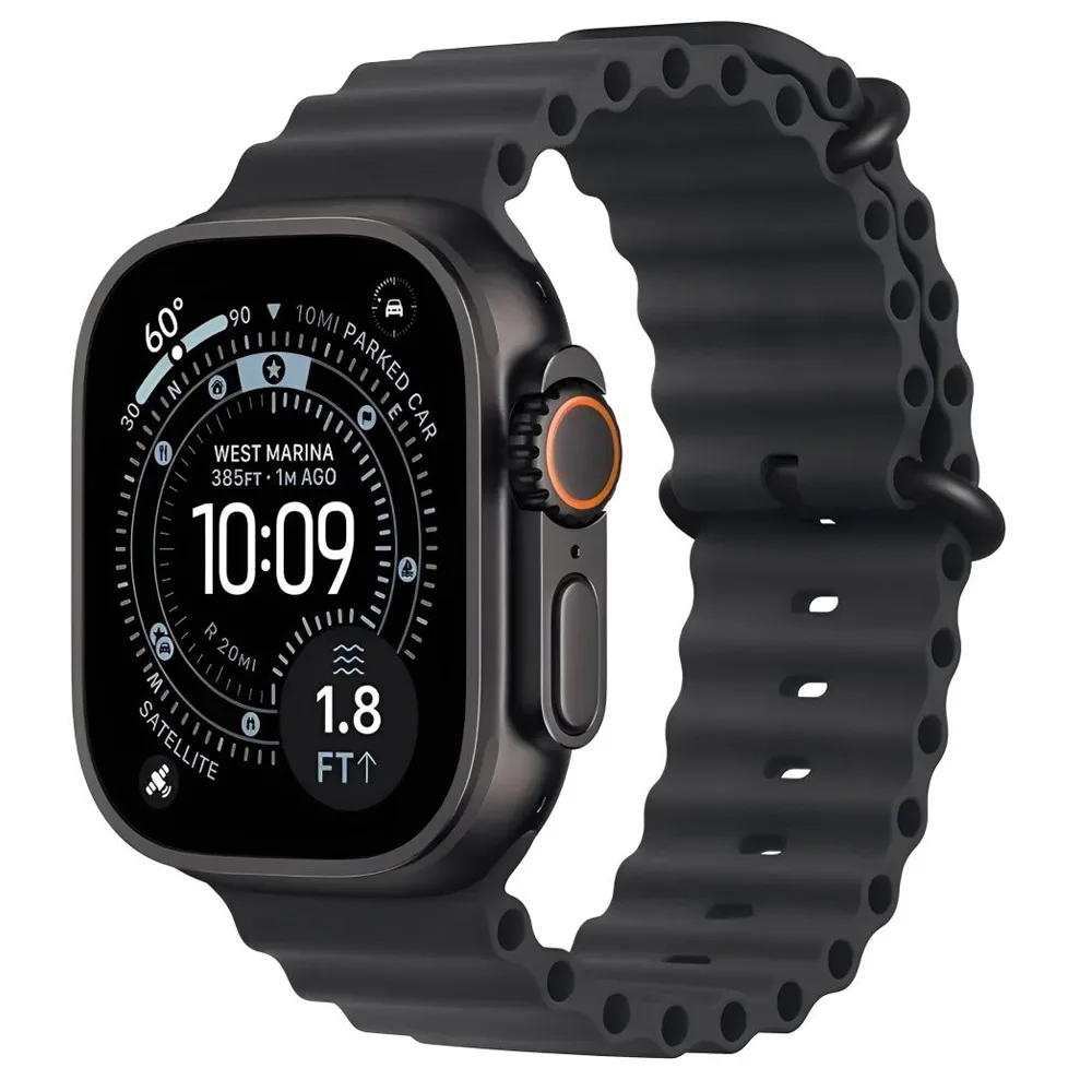 Anúncio: Apple Watch Ultra 3 49 MM GPS + Celular MF0J4LW/A (2025) - Black Titanium/Black Ocean
