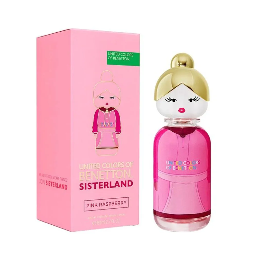 Anúncio: BENETTON UNITED COLORS SISTERLAND PINK RASPBERRY 80 ML EDT