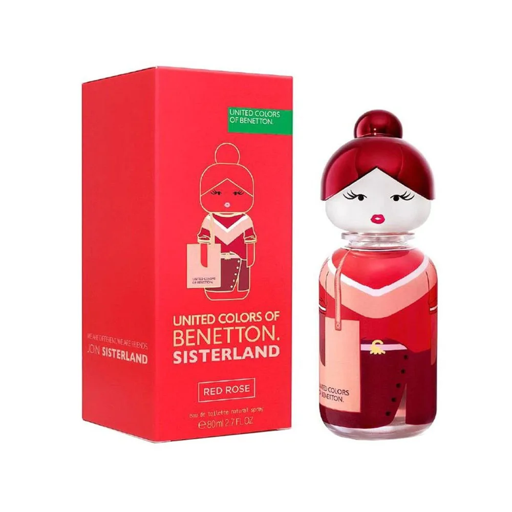 Anúncio: BENETTON UNITED COLORS SISTERLAND RED ROSE 80 ML EDT