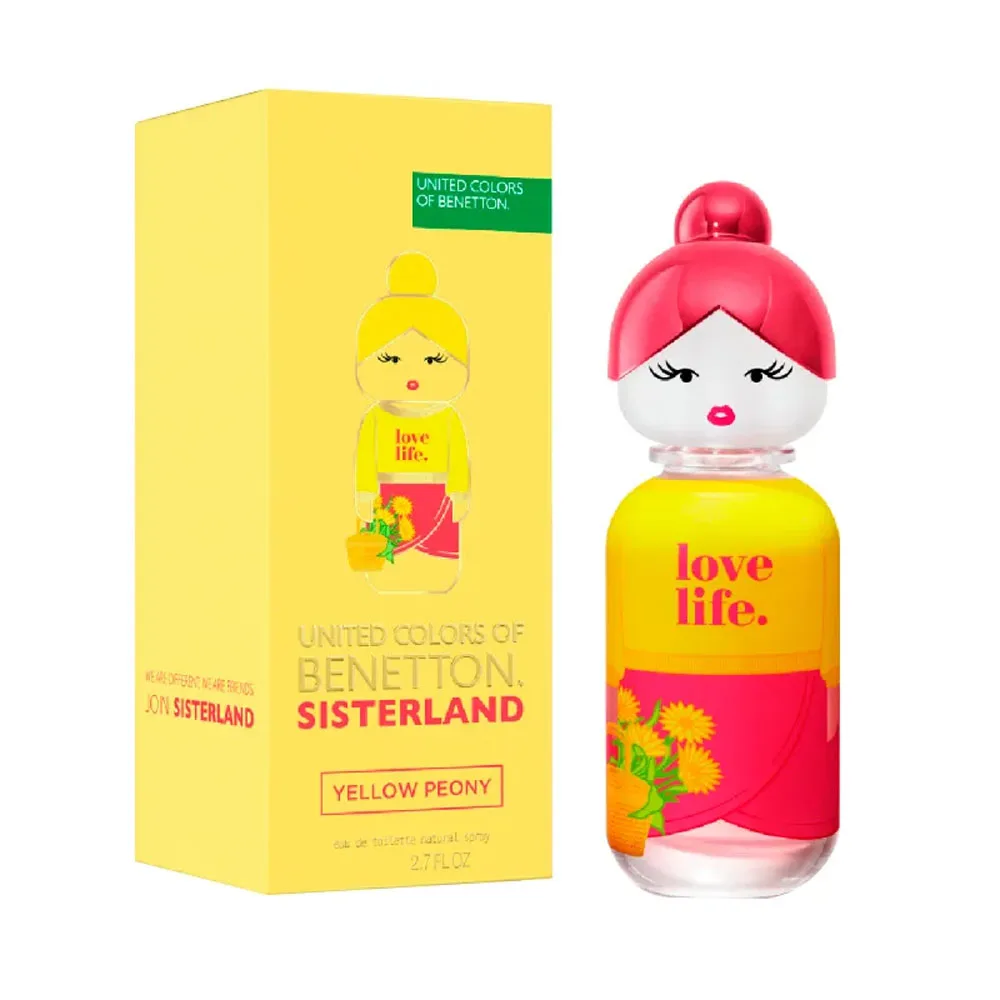 Anúncio: BENETTON UNITED COLORS SISTERLAND YELLOW PEONY 80 ML EDT