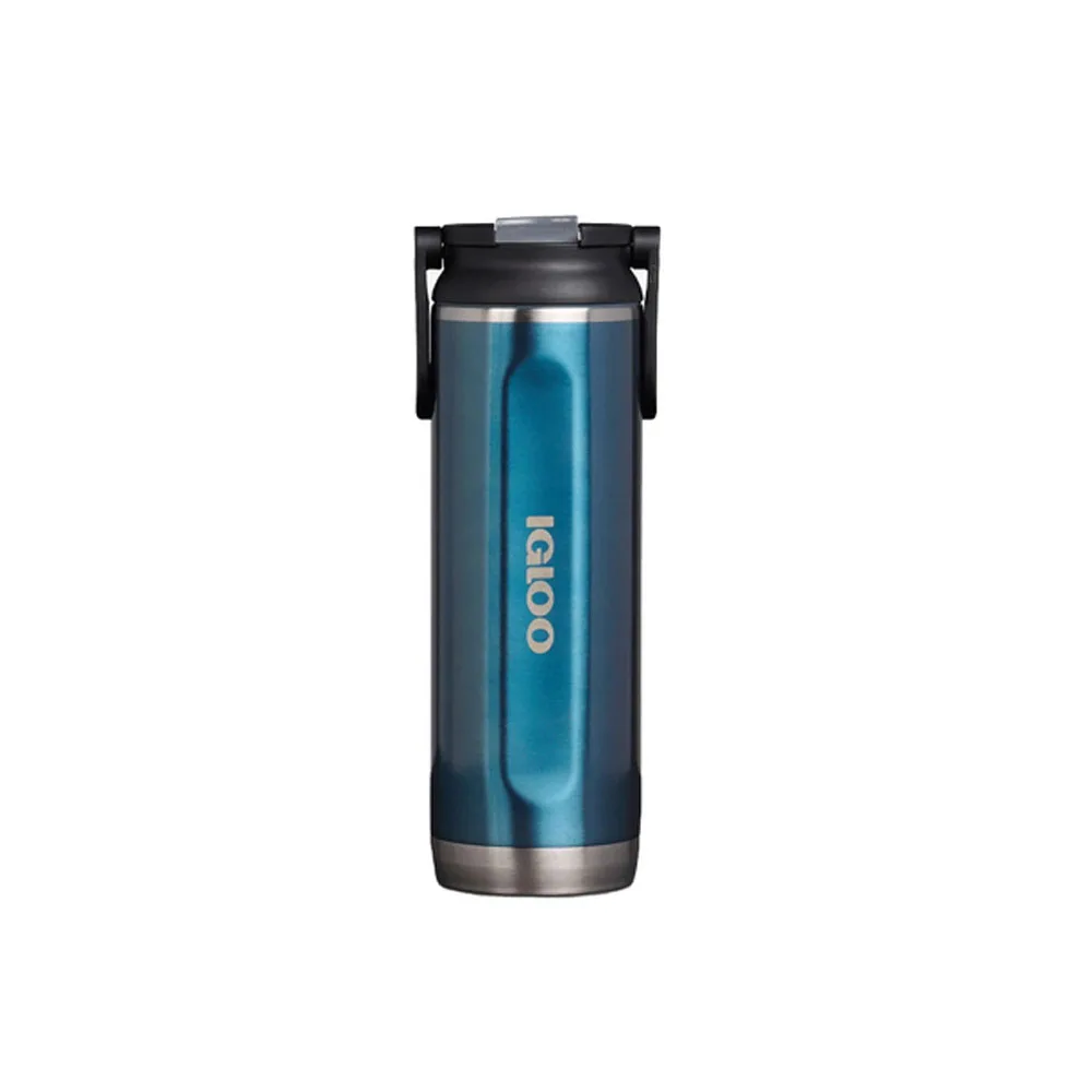 Anúncio: GARRAFA IGLOO 600ML SSTL SPRT SPP BTL AZUL MODERNO C/MANIJA 6P 71086