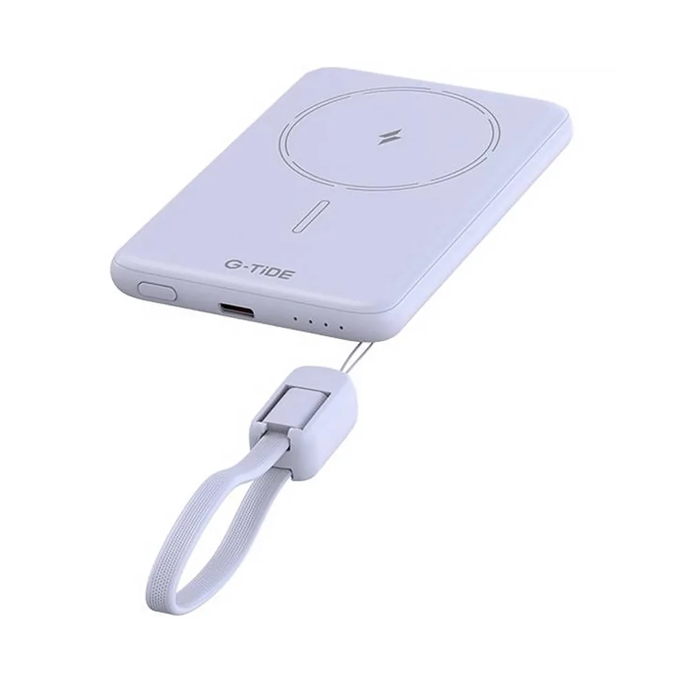 Anúncio: CARREGADOR PORTÁTIL GTIDE SLIM 01 PURPLE 5000MAH