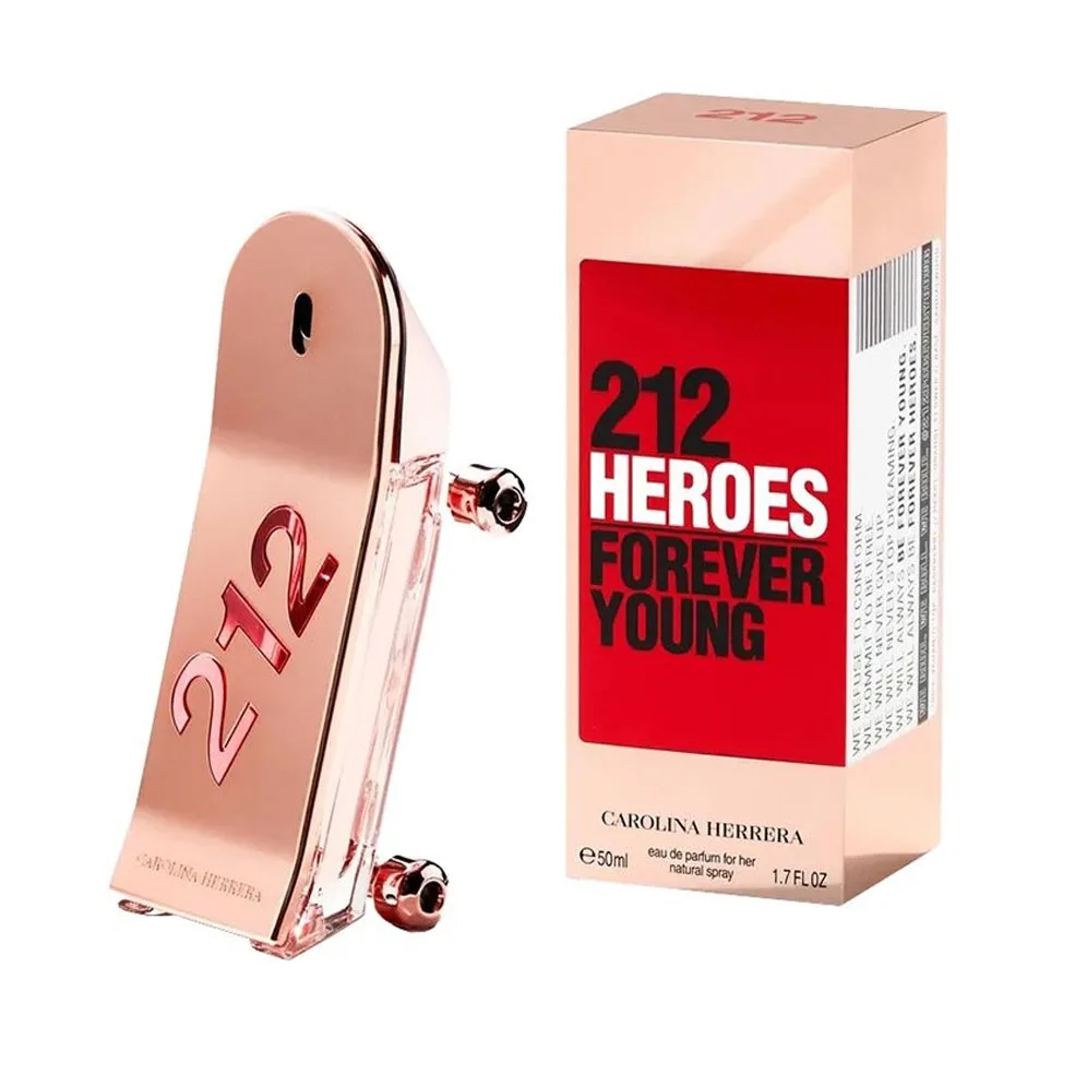 Anúncio: CAROLINA HERRERA 212 HEROES FOREVER YOUNG FEM 50ML EDP
