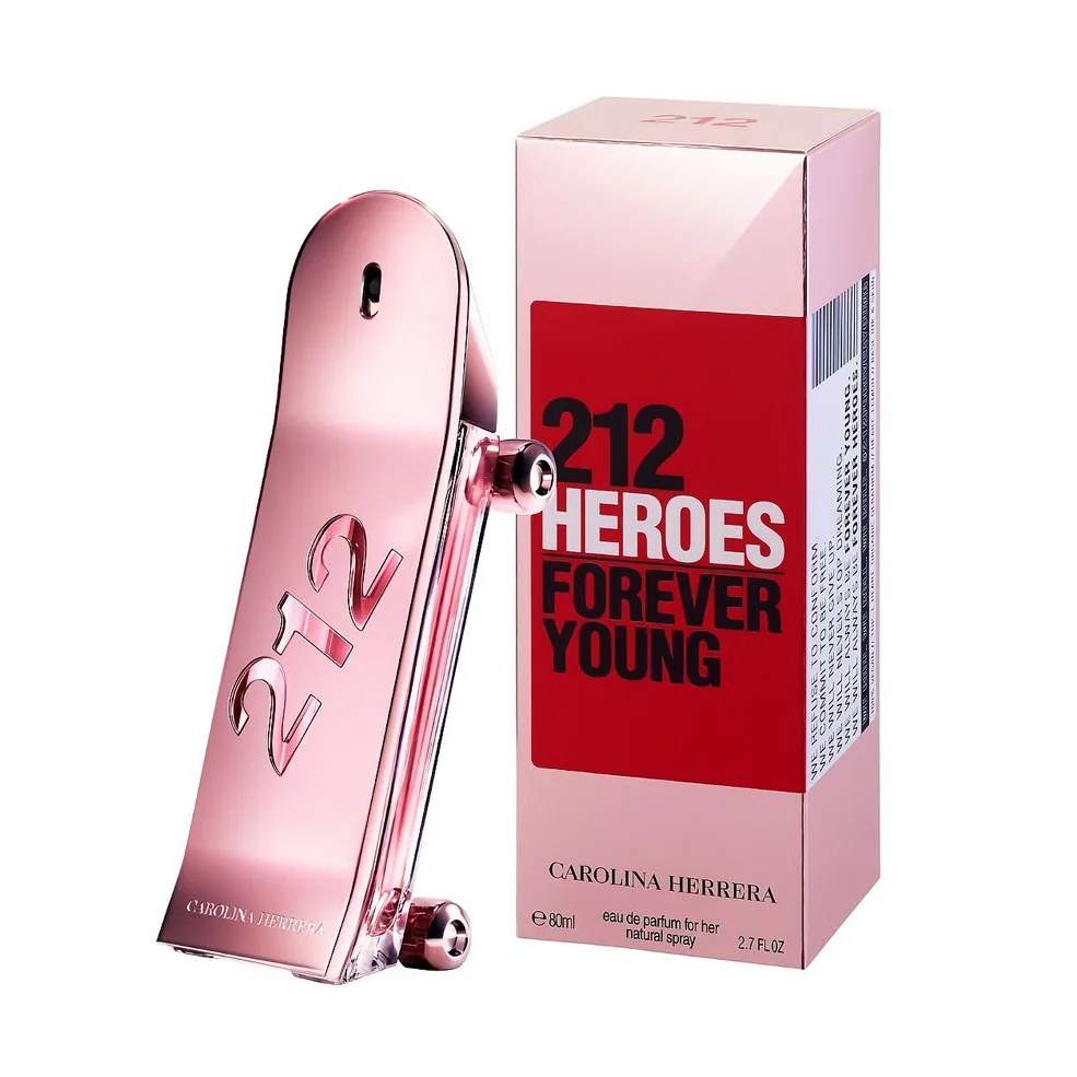 Anúncio: CAROLINA HERRERA 212 HEROES FOREVER YOUNG FEM 80 ML