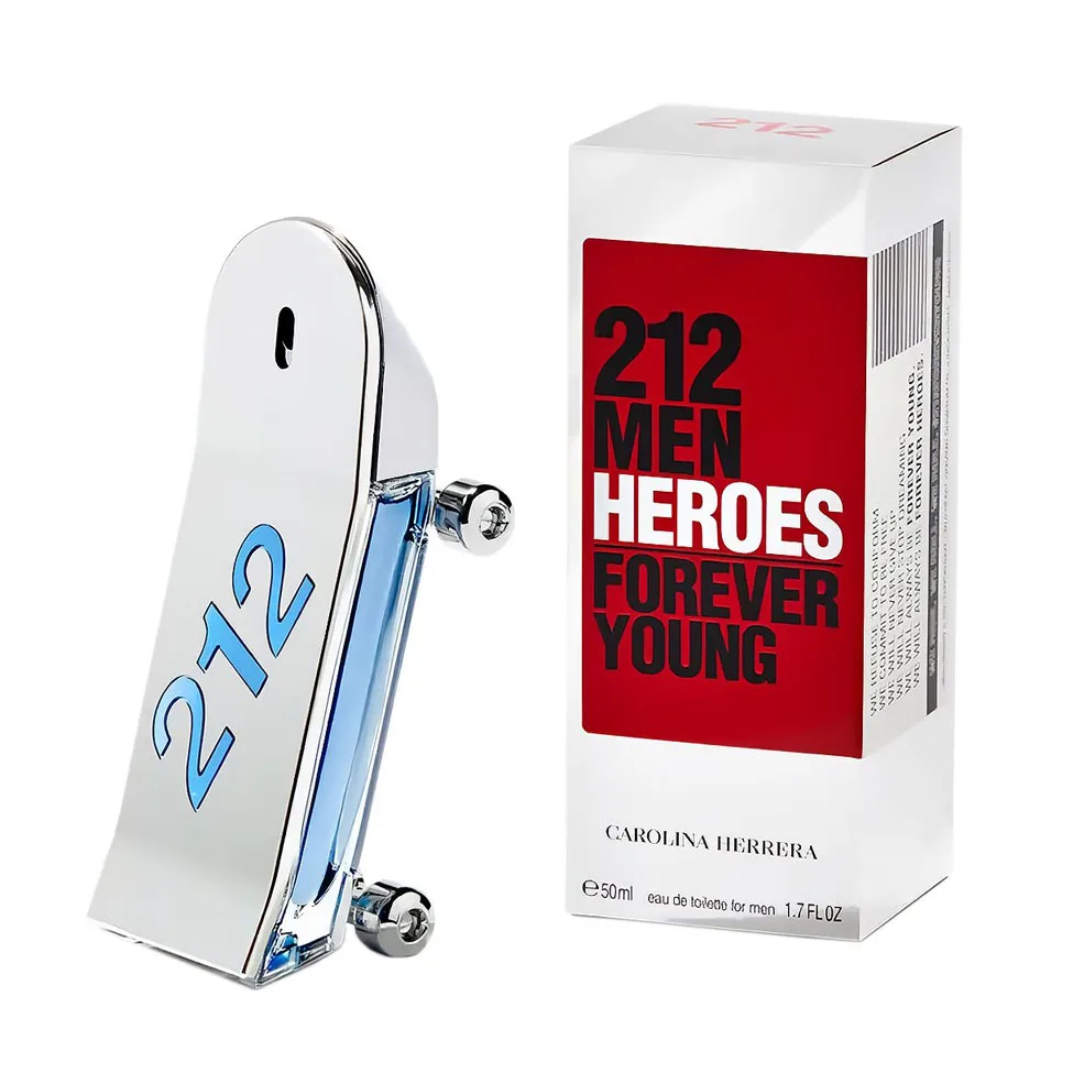 Anúncio: CAROLINA HERRERA 212 MEN HEROES FOREVER YOUNG 50ML EDT