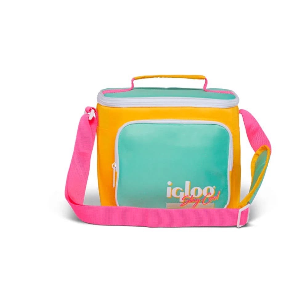 Anúncio: CONSERV BOLSA IGLOO 9LAT RETRO SQUARE LUNCH YLW/MINT 1P 66061