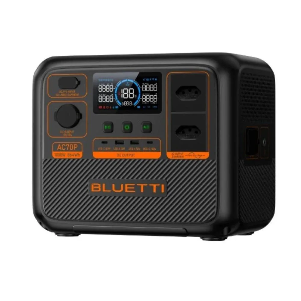 Anúncio: ESTACION DE ENERGIA PORTÁTIL BLUETTI AC70P 1000W/684WH 220V