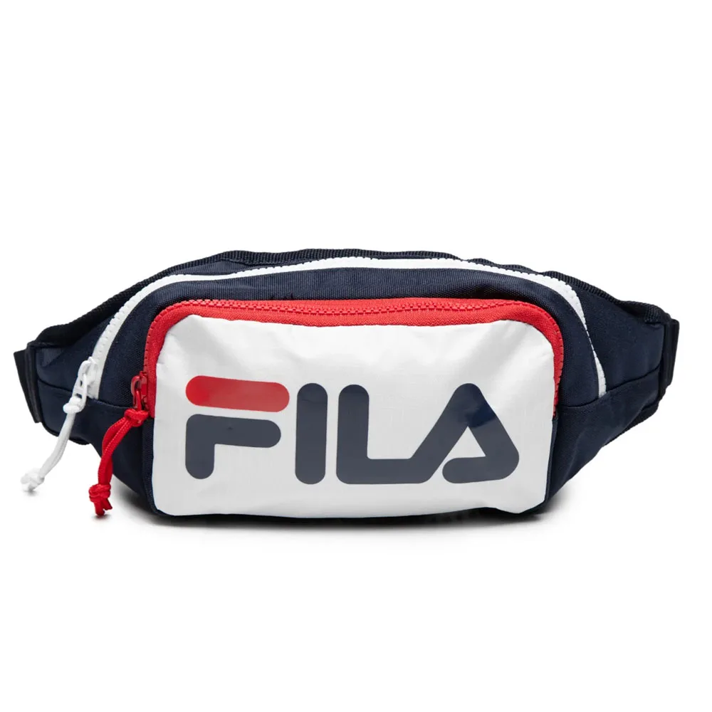 Anúncio: F23L00165-398-U-FILA ACCESORIOS RIQONERAS UNISEX MODA WAISTPACK_LETTER_DNA NAVY/RED/WHITE