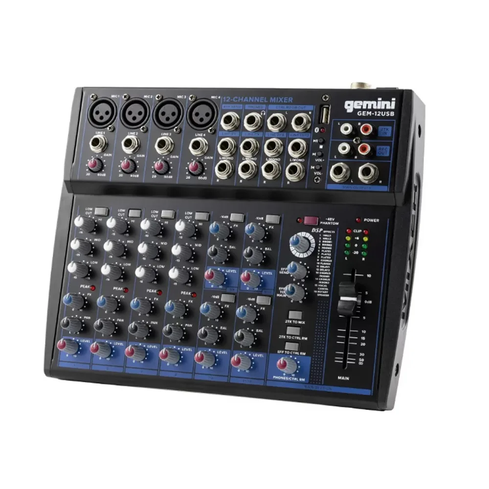 Anúncio: GEMINI MIXER GEM 12USB BT