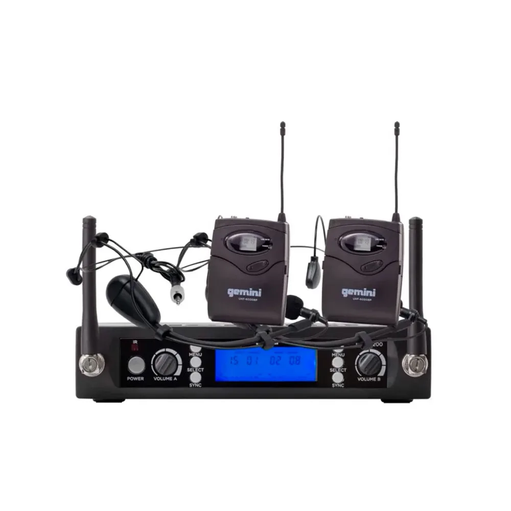 Anúncio: MICROFONE GEMINI UHF 6200HL CABECA DUPLO