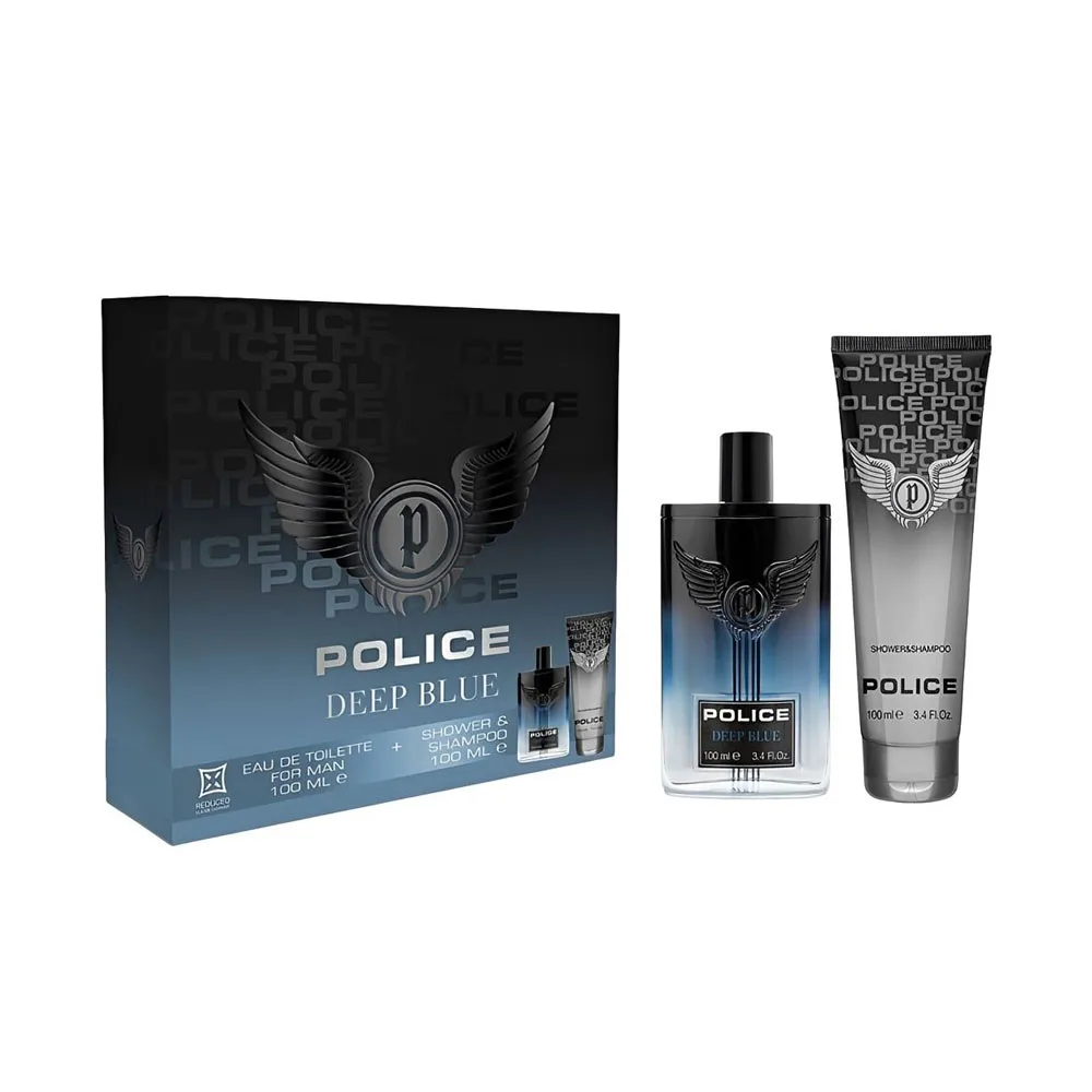 Anúncio: POLICE DEEP BLUE GIFT SET EDT 100ML+SH100ML