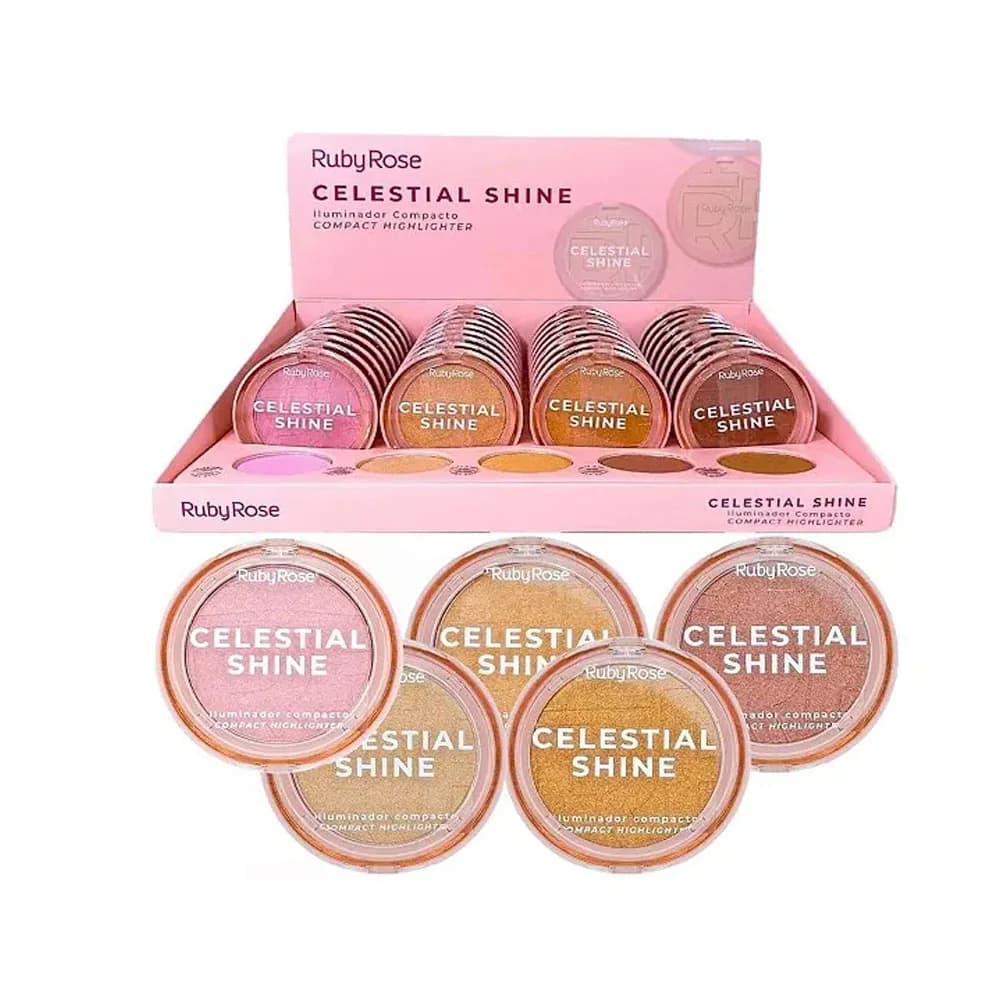 Anúncio: RUBY ROSE ILUMINADOR COMPACTO CELESTIAL SHINE HB M701