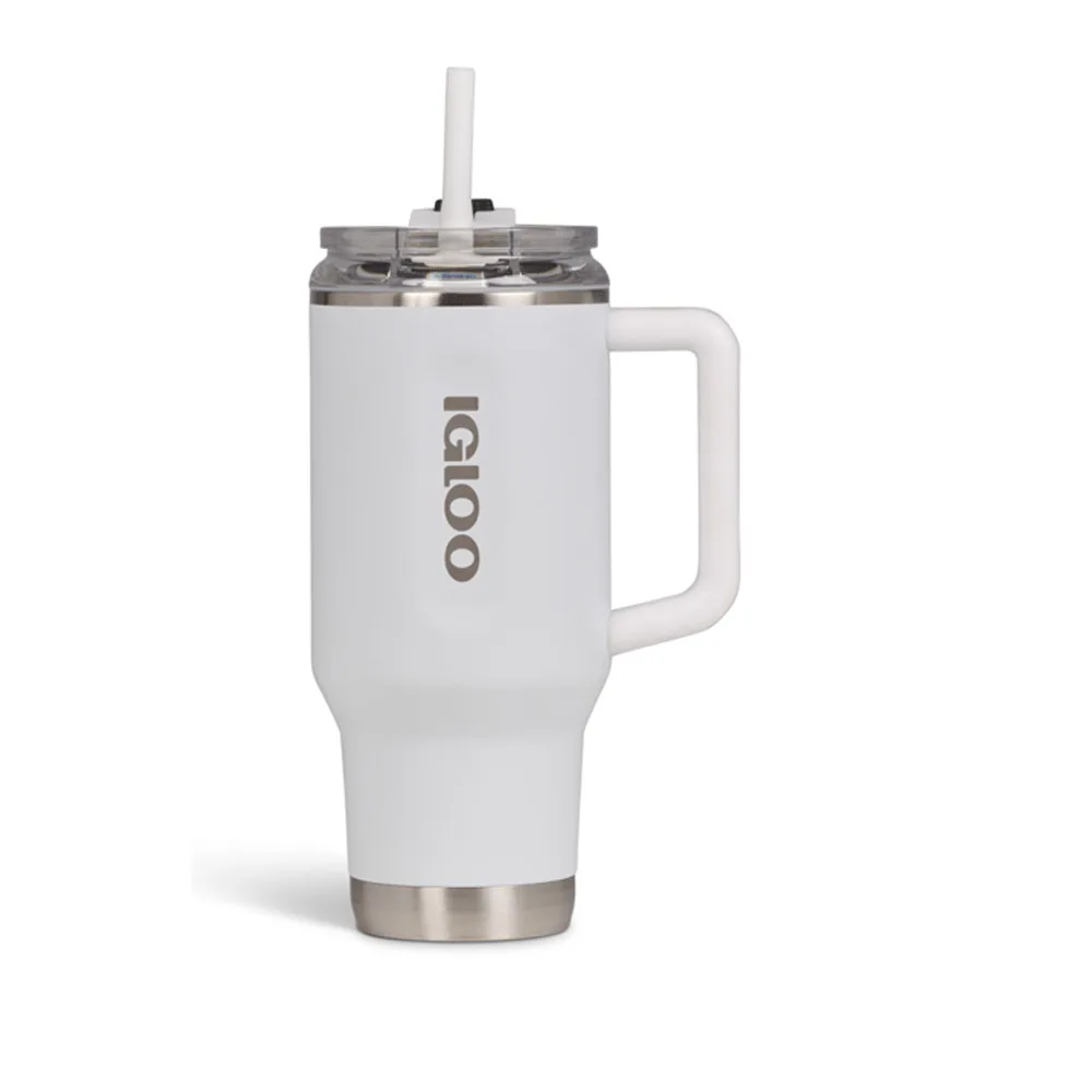 Anúncio: COPO TERM IGLOO 1.2L MUG C/PAJITA BRANCO 71226