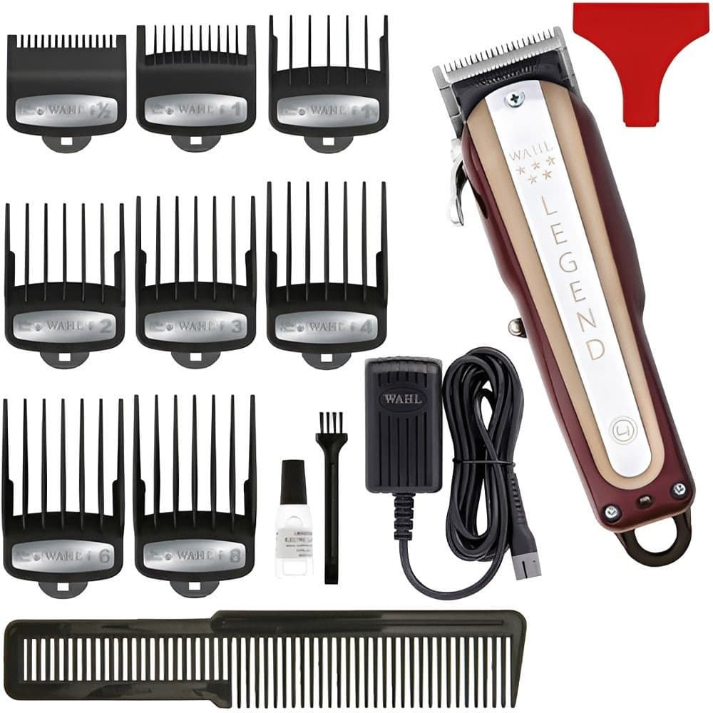 Anúncio: Cortador de Cabelo Wahl Star Legend 08594-008 com Corte Ajustável 0.7-1.7 mm / Recarregável / Pentes Guia / Bivolt - Marrom