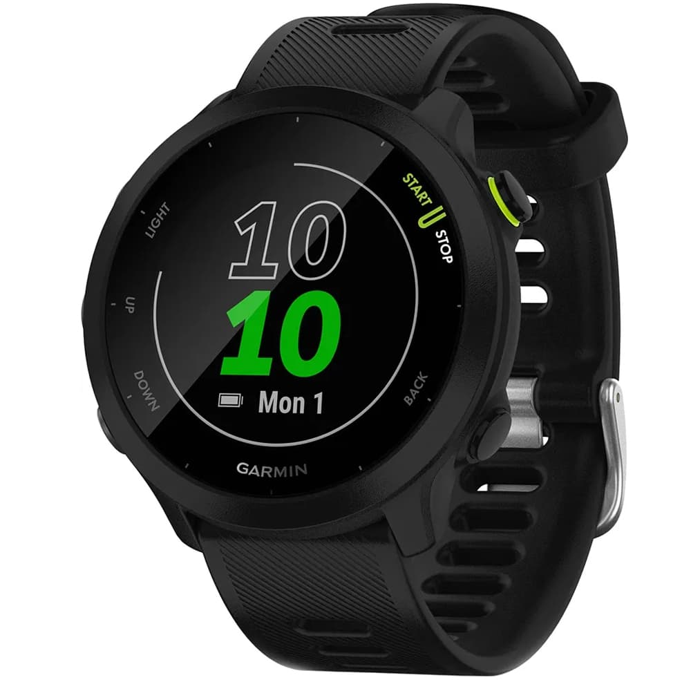 Anúncio: Smartwatch Garmin Forerunner 55 010-02562-10 com 5 ATM / Bluetooth - Black