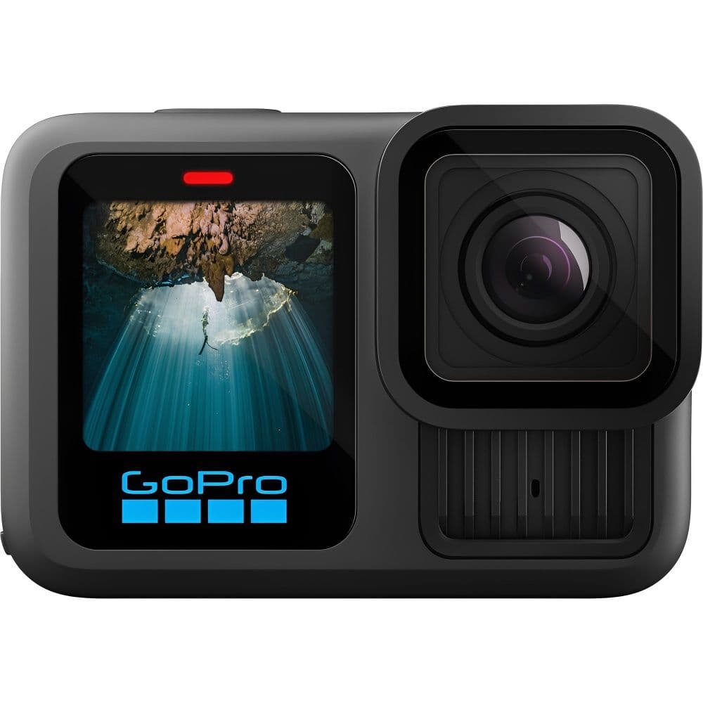 Anúncio: Câmera de Ação GoPro Hero 13 Black CHDHX-131-RW com 27.6MP GP2 Chip / Video 5.3K a 60fps / 2 Telas / GPS / Wi-Fi 6 - Preto