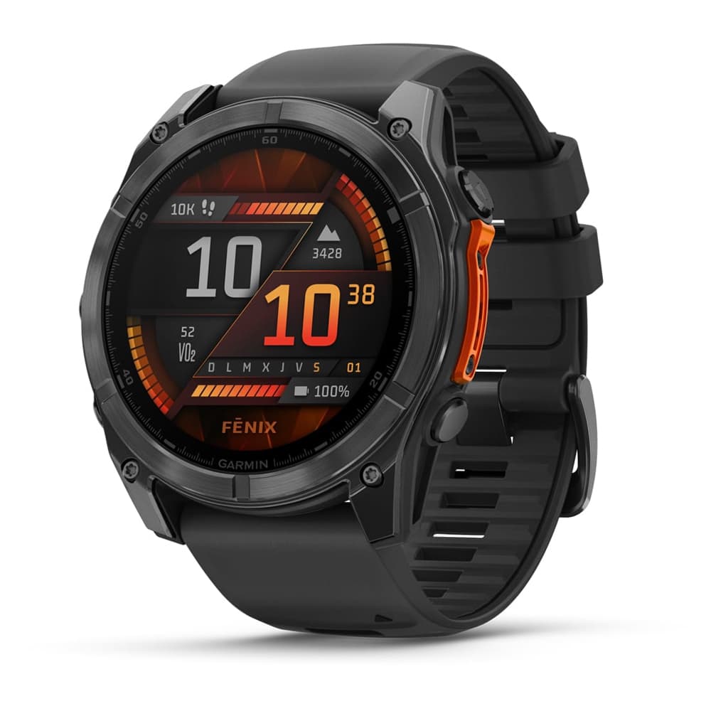 Anúncio: Smartwatch Garmin Fenix 8 AMOLED 010-02905-00 de 51mm com 32GB / 10 ATM / Wi-Fi - Gray