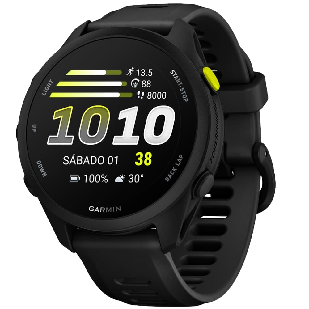 Anúncio: Smartwatch Garmin Forerunner 70 010-04307-00 de 42.6mm / AMOLED 1.2 / 512MB / GPS / Bluetooth / ANT+ / 5 ATM - Citron