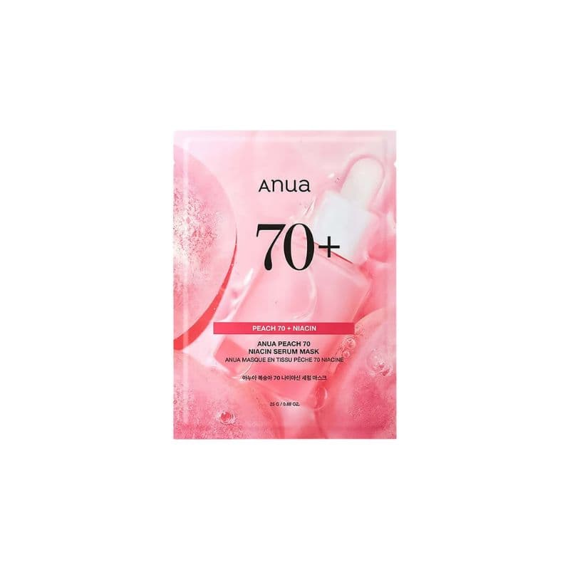 Anúncio: ANUA PEACH 70+ NIACIN SERUM MASK 25ML