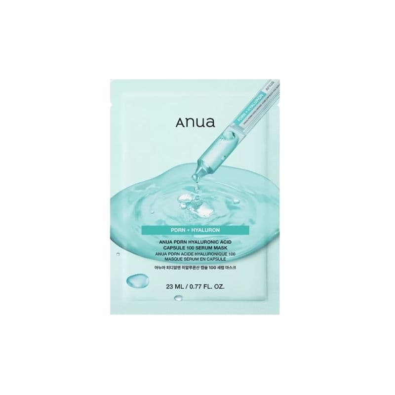 Anúncio: ANUA PDRN + HYALURON CAPSULE 100 SERUM MASK 23ML