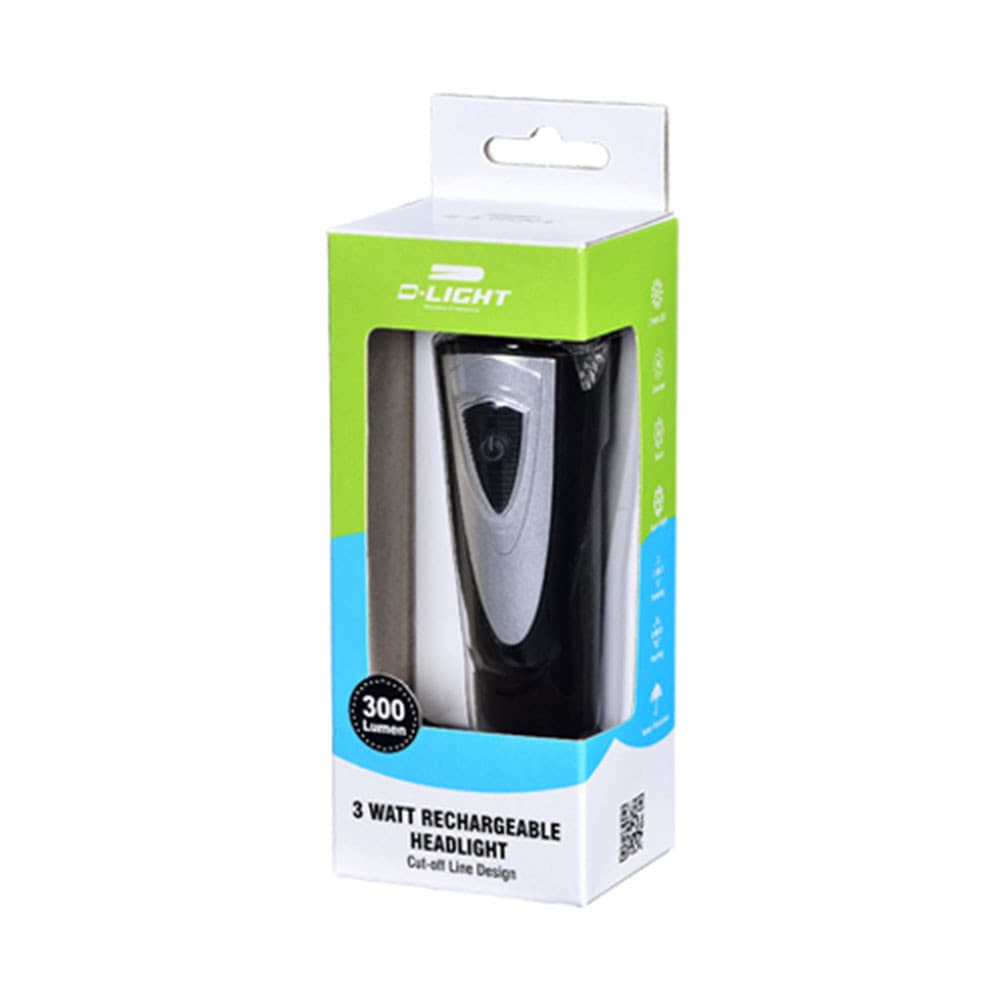 Anúncio: Luz Dianteira Para Bicicleta Dlight CG-124P USB