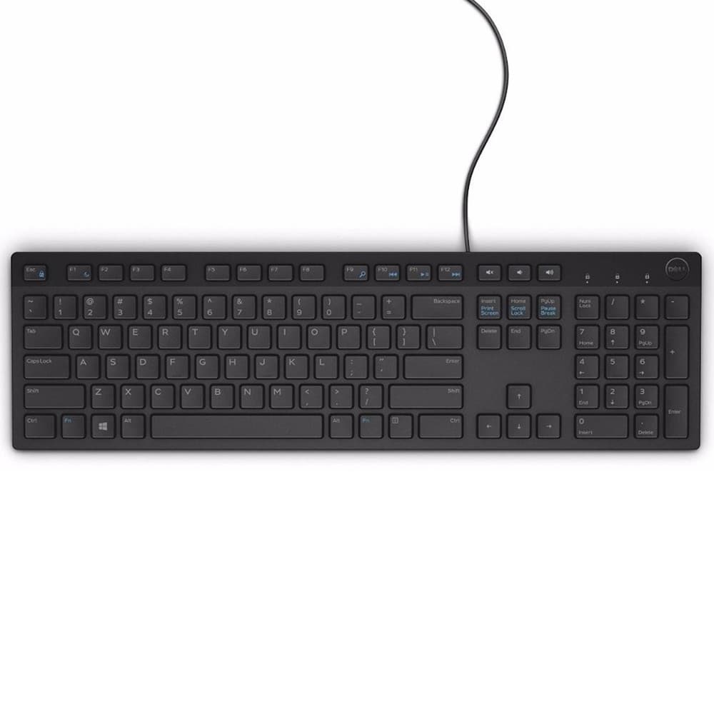Anúncio: Teclado Dell KB216-BK-US USB Inglês Preto