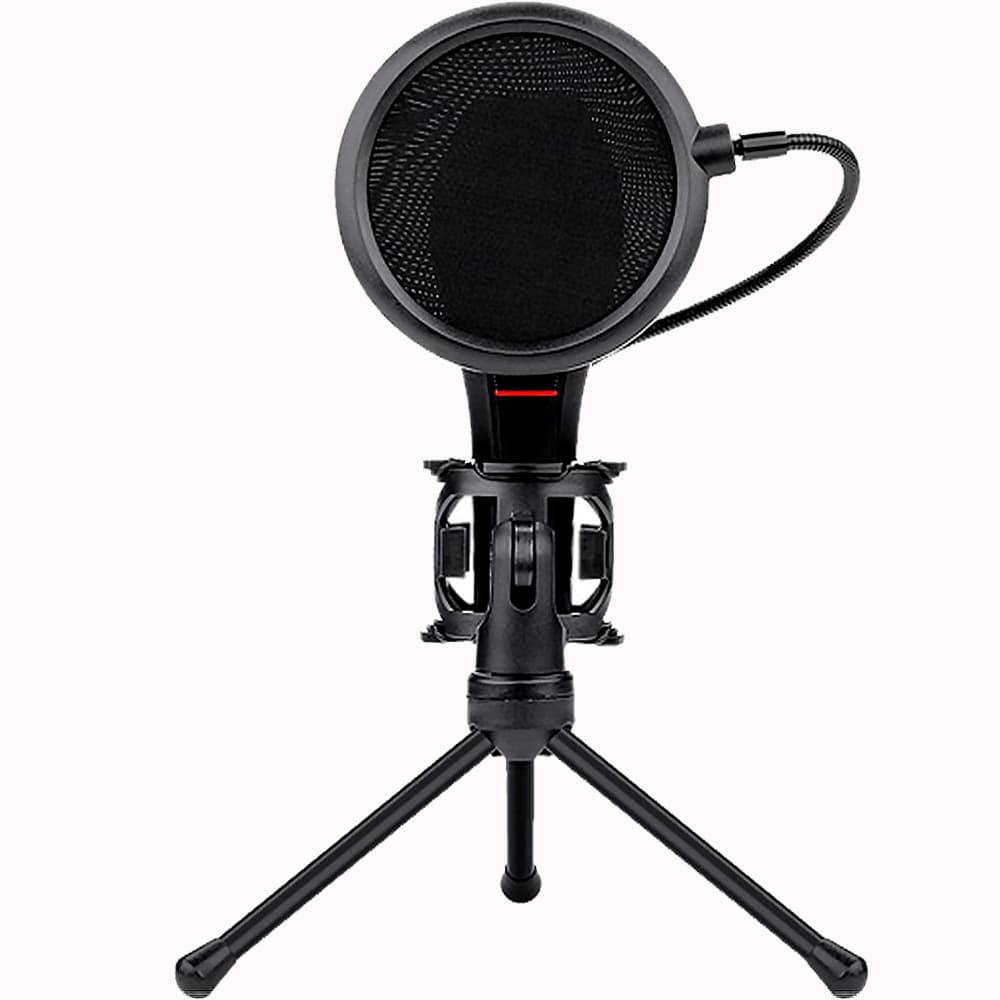 Anúncio: Microfone para Stream Redragon Quasar GM200 Omnidirecional USB – Preto