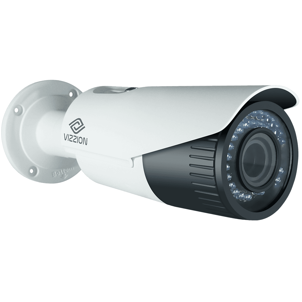Anúncio: Câmera De Vigilância Vizzion VZ-IPBD-VF IP FHD Bullet Lente 2.8 A 12 MM 2MP – Branco