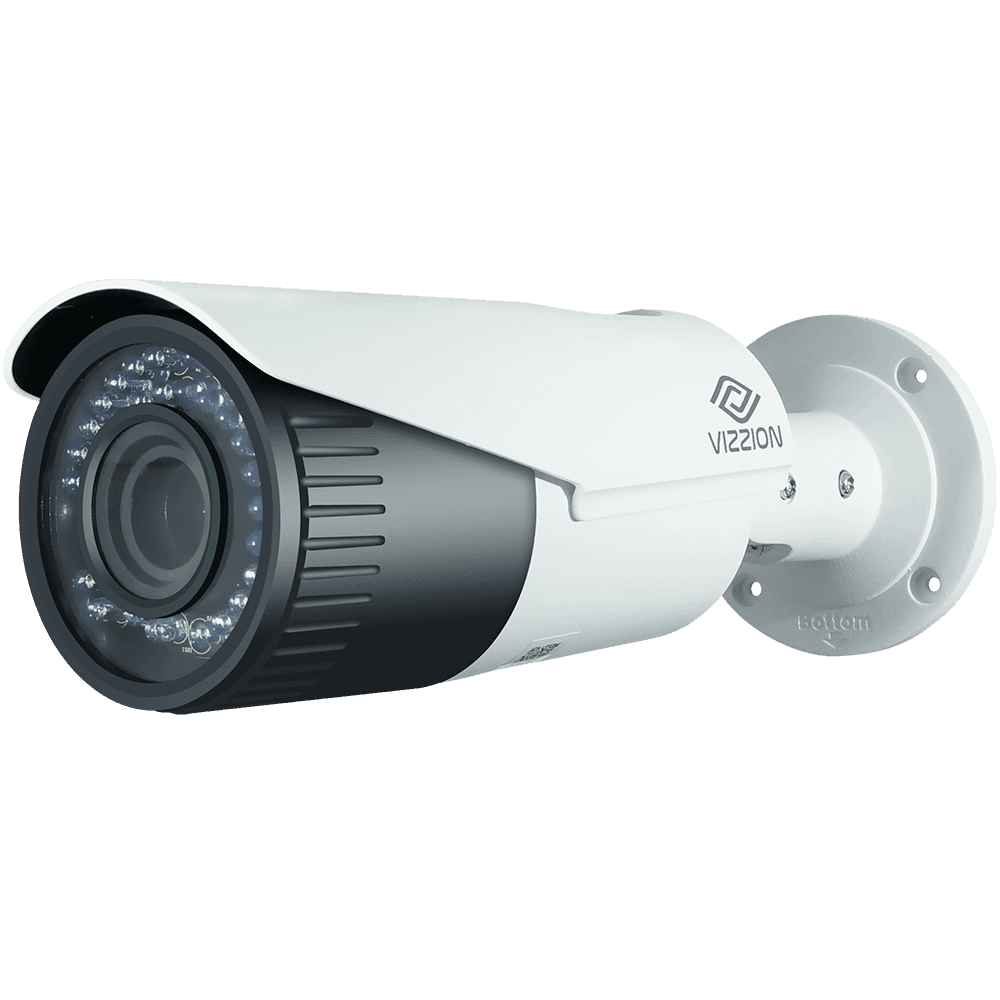 Anúncio: Câmera de Vigilância Vizzion VZ-IPBD-VFZ IP FHD Bullet Lente 2.8 A 12 MM 2MP – Branco
