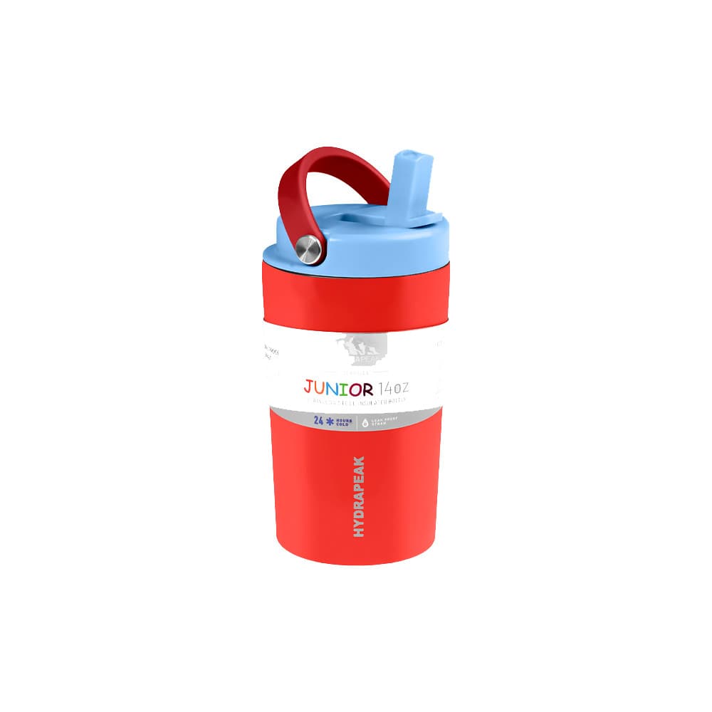 Anúncio: Garrafinha Escolar Hydrapeak HP-CUP14-RED-CL/RD 400ML – Vermelho