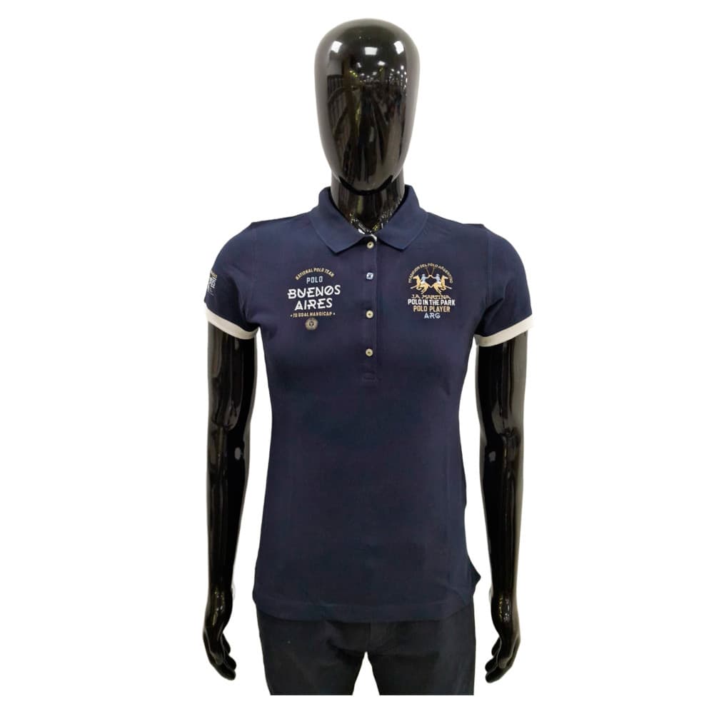 Anúncio: Camiseta La Martina Polo Feminina EQ.JWP304 03 Marinho