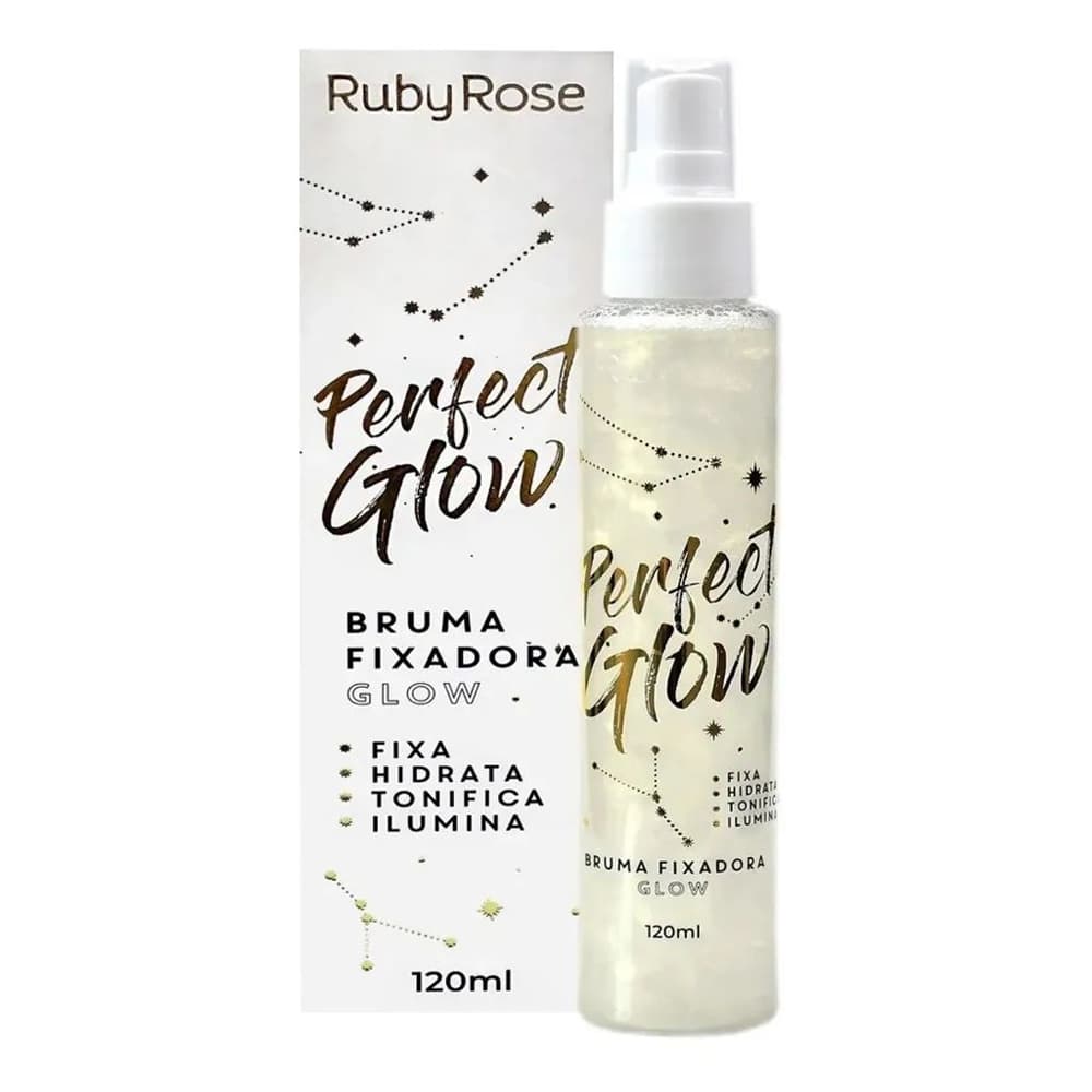 Anúncio: Fixador de Maquiagem Ruby Rose Perfect Glow HB 334 120ML