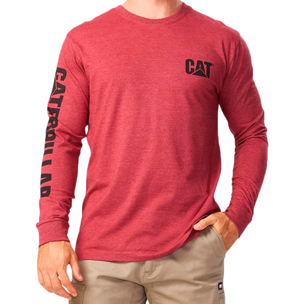 Anúncio: Camiseta Caterpillar Masculino Trademark Banner M Bordó – 1510034-12123