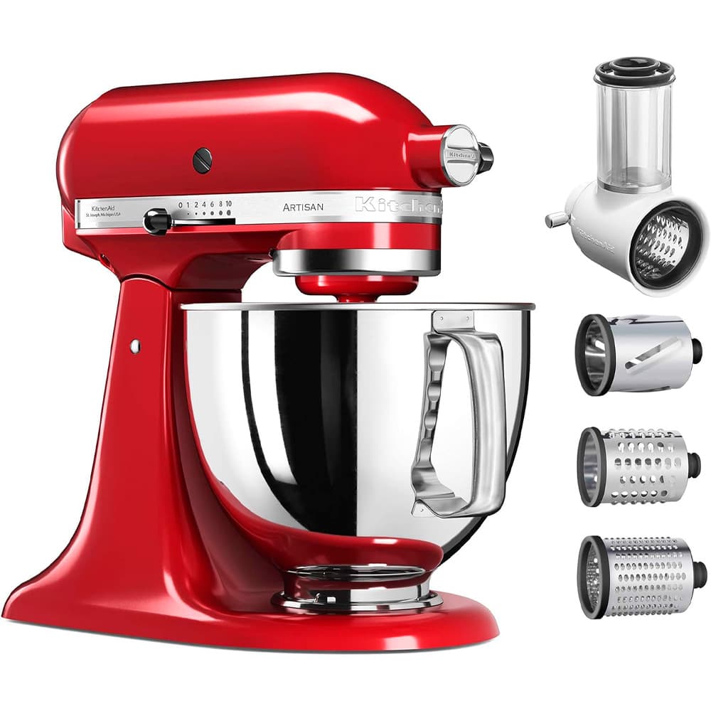 Anúncio: Batedeira KitchenAid KSM150FBER + Combo KSMVSA 110V – Vermelho Imperial