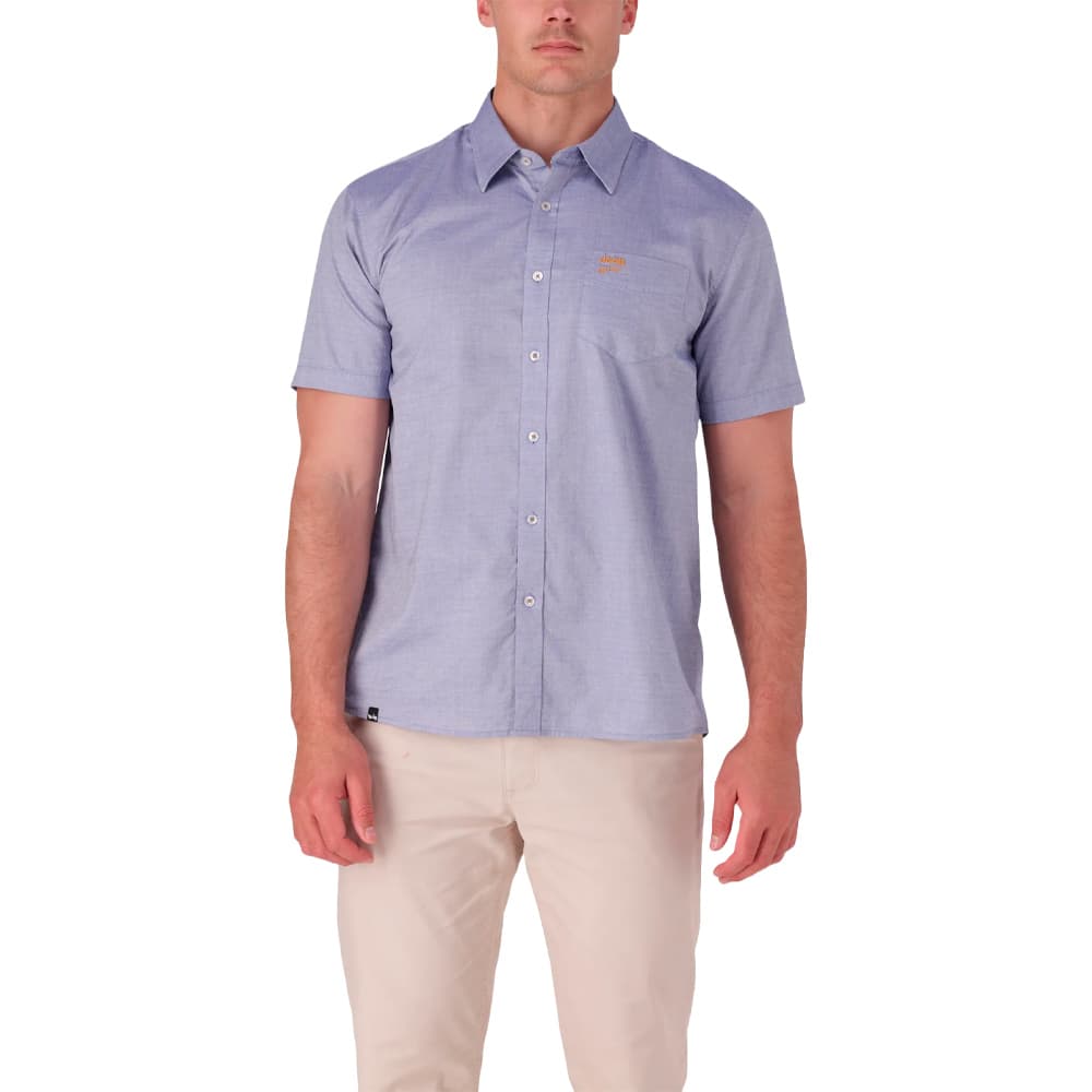 Anúncio: Camisa Jeep Masculino Casual Short Sleeve Light XL Azul – JMS24095MULTI