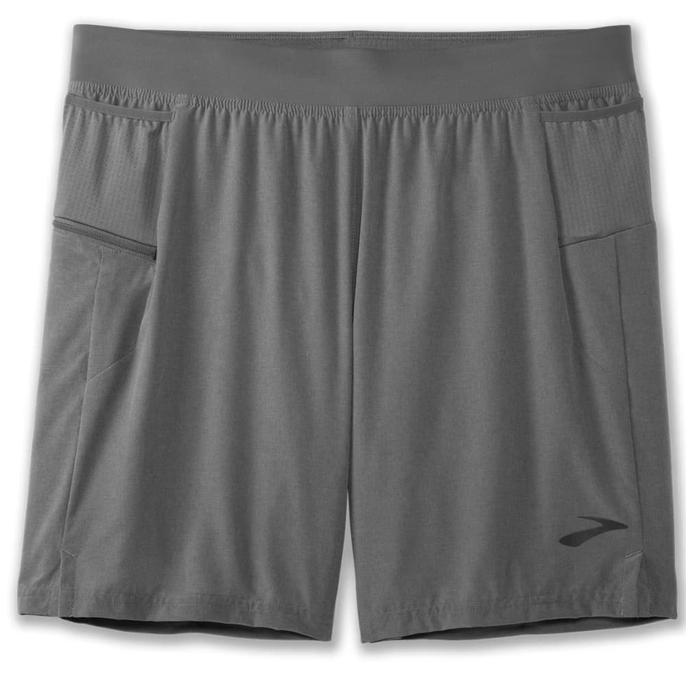 Anúncio: Short Brooks Masculino Sherpa 7” 2-In-1 M Cinza – 211333007