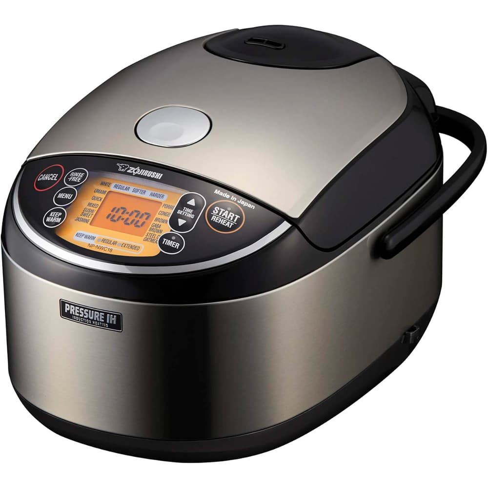 Anúncio: Panela Elétrica de Arroz Zojirushi NP-NWC18XB Aquecimento por Indução 10 Xícaras 1.8L 110V – Preto