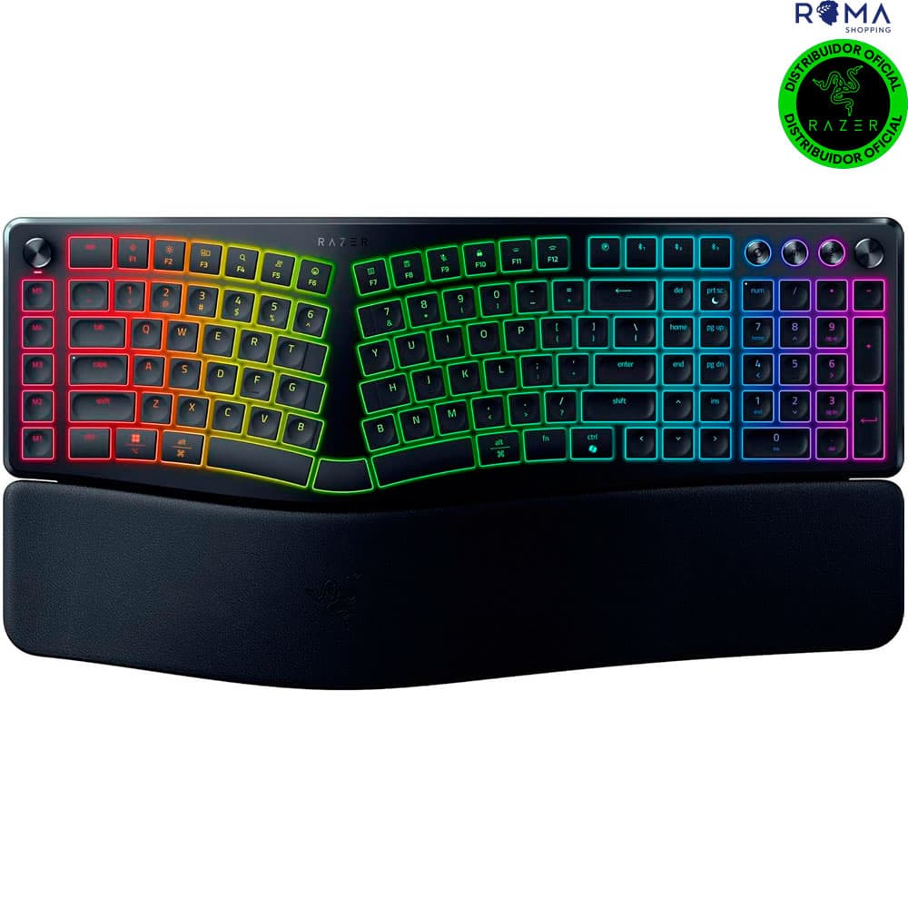 Anúncio: Teclado Gamer Razer Pro Type Ergo Wireless NASA – RZ03-05440200-R3U1