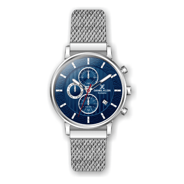 Anúncio: Relógio Analógico Masculino Daniel Klein Exclusive DK.1.12385-3 - Prata e Azul