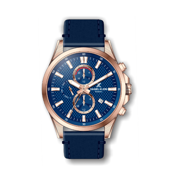 Anúncio: Relógio Analógico Masculino Daniel Klein Exclusive DK.1.12351-4 - Rosa Ouro e Azul