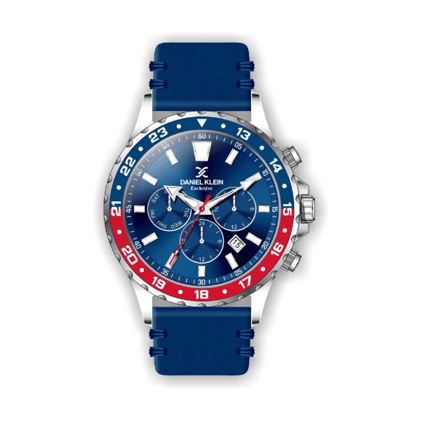 Anúncio: Relógio Analógico Masculino Daniel Klein Exclusive DK.1.12347-4 - Prata e Azul