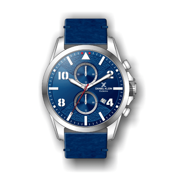 Anúncio: Relógio Analógico Masculino Daniel Klein Exclusive DK.1.12344-2 - Azul e Prata