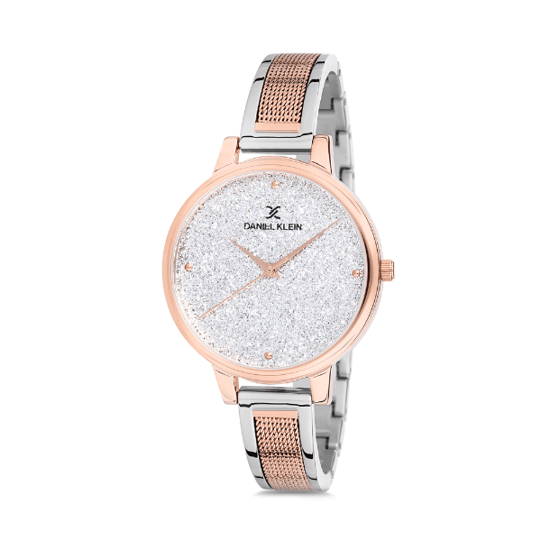 Anúncio: Relógio Analógico Feminino Daniel Klein Premium DK12186-4 - Prata e Rosa Ouro
