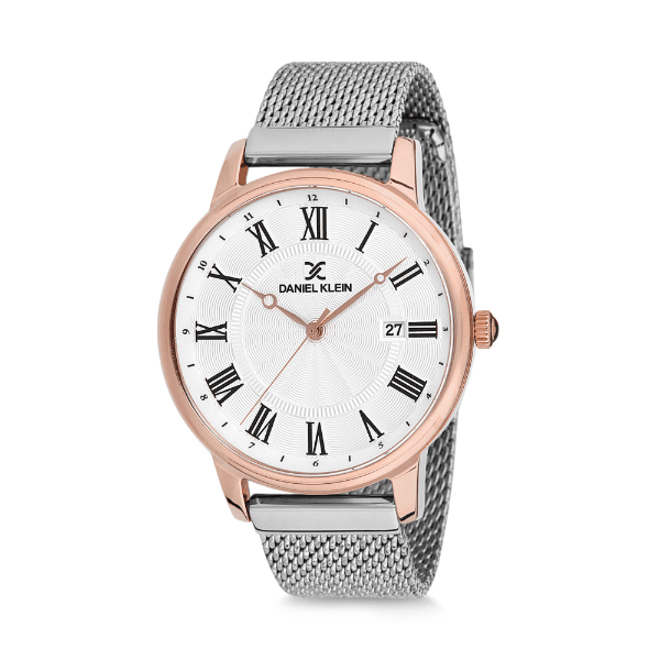 Anúncio: Relógio Analógico Masculino Daniel Klein Premium DK12168-3 - Prata e Rosa Ouro
