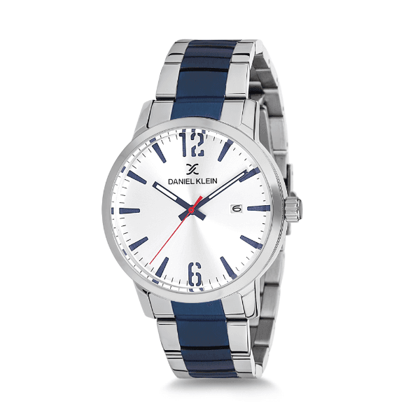 Anúncio: Relógio Analógico Masculino Daniel Klein Premium DK12129-2 - Prata e Azul