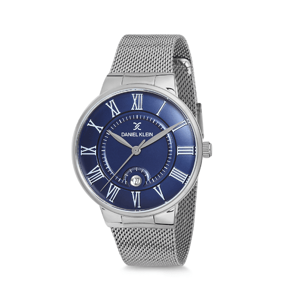 Anúncio: Relógio Analógico Masculino Daniel Klein Premium DK12112-3 - Prata e Azul